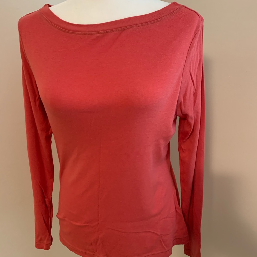 LL Bean cotton boatneck top